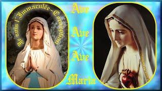 AM1480. Je vous salue Marie, Ste Anne, Lourdes, Fatima, Vierge Sainte: Musical pour le Chapelet(886)