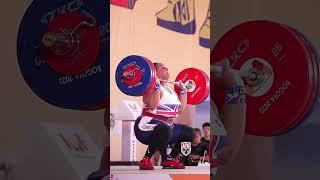 Emily Campbell  165kg / 363lb C&J  and PR! #cleanandjerk #weightlifting #slowmotion