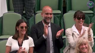 Zverev tries to tempt Pep Guardiola to Bayern Munich | Wimbledon 2024