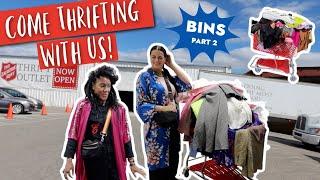 SALVATION ARMY BINS ►PART 2 #LASVEGAS Come Thrifting With Us |#ThriftersAnonymous