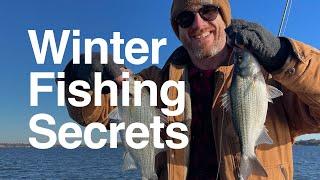 White Bass & Hybrid WINTER SECRETS! Fishing with Herbeck's Lonestar Fishing on Cedar Creek Lake, TX