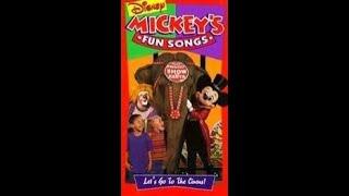 Mickey's Fun Songs - Let's Go to the Circus! (1994)