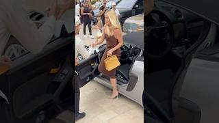 Beautiful ladies getting out their Porsche in style at Casino #monaco #luxury#trending#lifestyle#fyp