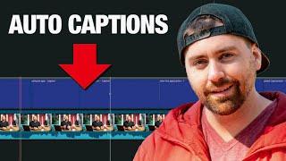 AUTO GENERATE Captions inside FINAL CUT PRO