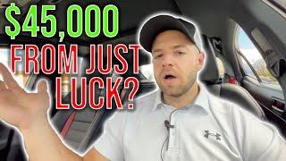 Making $45,000 off of PURE LUCK (Flipping Houses)