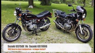 Suzuki GS750 Vs Suzuki GS1100 - Vintage motorcycle shootout!
