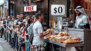 CHEAPEST Dubai Street Food! | Eat for $0