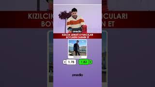 Doğukan Güngör Oyuncuların Boylarını Tahmin Ediyor  Kızılcık Şerbeti  #shorts #shortsvideo