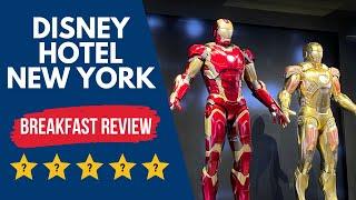 Breakfast Buffet Review 2025 at Disney's Hotel New York - The Art of Marvel | Disneyland Paris