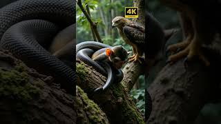 Snake vs Monkey! Eagle Waits to Strike in Savage Wildlife Encounter! | #wildlife