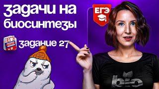 Все задачи на биосинтезы. Задание №27 | ЕГЭ-2025 по биологии