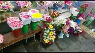 Armenian Flower shop and mindblowing market in Yerevan @Armenia