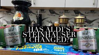 Has Aldi's Steinhäuser Lager Changed? , Aldi Steinhäuser Lager Vs New Aldi Steinhäuser Lager