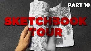 My SKETCHBOOK TOUR Part 10(Haha Laugh At my Drawings)