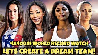 Dream Team USA For 4x400m Relay World Record | Track And Field 2023 | Sydney McLaughlin