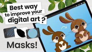 How To Use Layer, Clipping Mask, Alpha Lock & Layer Mask • + Cheat Sheet! • Procreate Tutorial