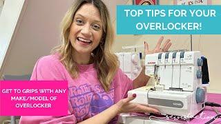 Overlocker Tips & Tricks - get to grips with your Overlocker/Serger!