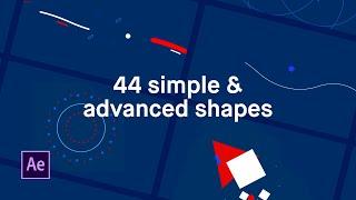 Motion Elements - Pack07 Simple & Advanced Shapes - After Effects