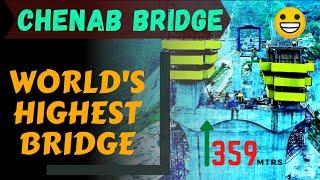 Tallest Bridge In India Under Construction | Engineering Marvel over Chenab River [Hindi]