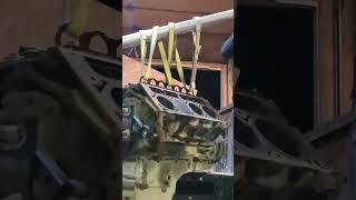 Sketchy Engine Lift. Almost Dropped It!