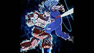 MUI Goku Vs Beast Gohan️ (Battle Between Father And Son) #dbs #dbz #anime #shorts #goku #tranding