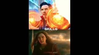 Doctor Strange vs Wanda with darkhold #marvel #fyp #shorts #edit #avengers #doctorstrange #wanda