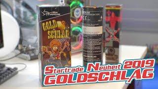 Startrade Goldschlag - Neues 3 Schlag Bombenrohr in Brokat Gold (Neuheit 2019)