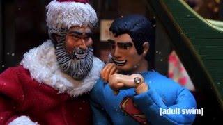 Santa vs Superman | Robot Chicken | [adult swim]