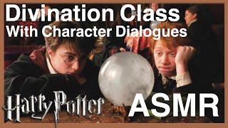 Divination Classroom Ambiance With Character Dialogues | Harry Potter ASMR Fireplace and Windy Day