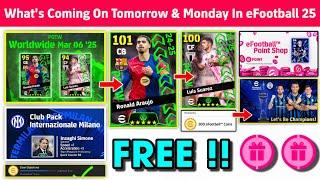 What Is Coming On Tomorrow & Next Monday In eFootball 2025 Mobile !! Free Coins & Club Pack 