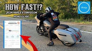 HOW FAST IS THE 2024 HARLEY DAVIDSON ROAD GLIDE? *1/4 MILE ET*