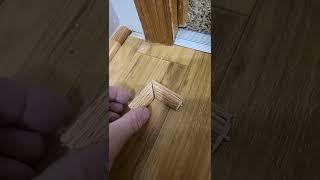 Cool Trick for perfect corners when cutting wood trim.