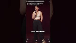 My JFL is on their YT yes my posture is bad #jfl #standup #standupcomedy #femalecomedian #irishgirl