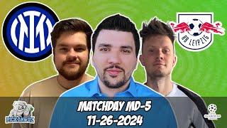 Inter vs. Leipzig Champions League Free Picks 11/26/2024 PickDawgz Corner Kick | Free Soccer Picks