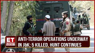 Security Forces Eliminate 5 Terrorist In Kulgam, Jammu & Kashmir; Crackdown On Terror, Hunt Continue