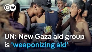 Israel-backed Gaza aid group accused of being part of Israeli military maneuver | DW News