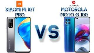 XIAOMI MI 10T PRO vs MOTOROLA MOTO G 100 | Comparativa | 