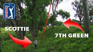 How did Scottie make par from HERE? | 2025 Charles Schwab Challenge