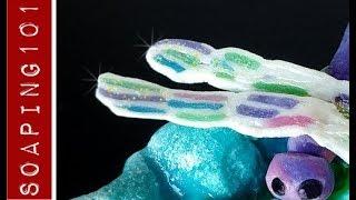 Creating Dragonflies with Soap Dough : FREE BONUS RECIPE  l Soaping101