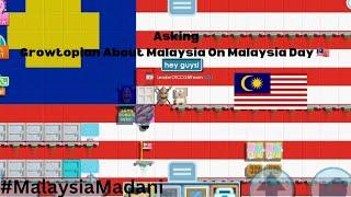 Asking Growtopian About Malaysia | Content Creator Gaming Malaysia Growtopia 