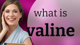 Valine — what is VALINE meaning