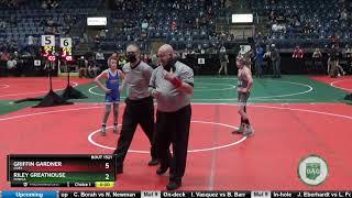 Griffin Gardner vs Riley Greathouse 2021 GS State D4 90 cons Rd 4