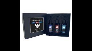 3 in 1 Growth Beard oil set for Men