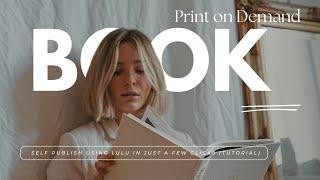 Tutorial Self-Publish Your Print on Demand Book with Word, Canva, and Lulu in 2024 without Amazon