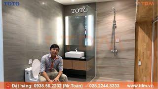 TDM.VN | Giới thiệu bố trí phòng thiết bị vệ sinh Toto mẫu tại Showroom TOTO Tuấn Đức