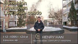 Low Price Condo for sale in Edmonton Downtown | 埃德蒙顿市中心公寓低价出售