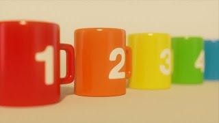 Number Cups 1 to 10 | Learn to Count Songs