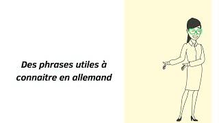 Des phrases de base en allemand