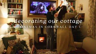 A Cosy Christmas in Cornwall decorating our cottage  vlogmas day 1