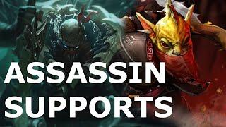 Pyke vs Bounty Hunter: Comparing the ASSASSIN SUPPORTS of League and Dota 2